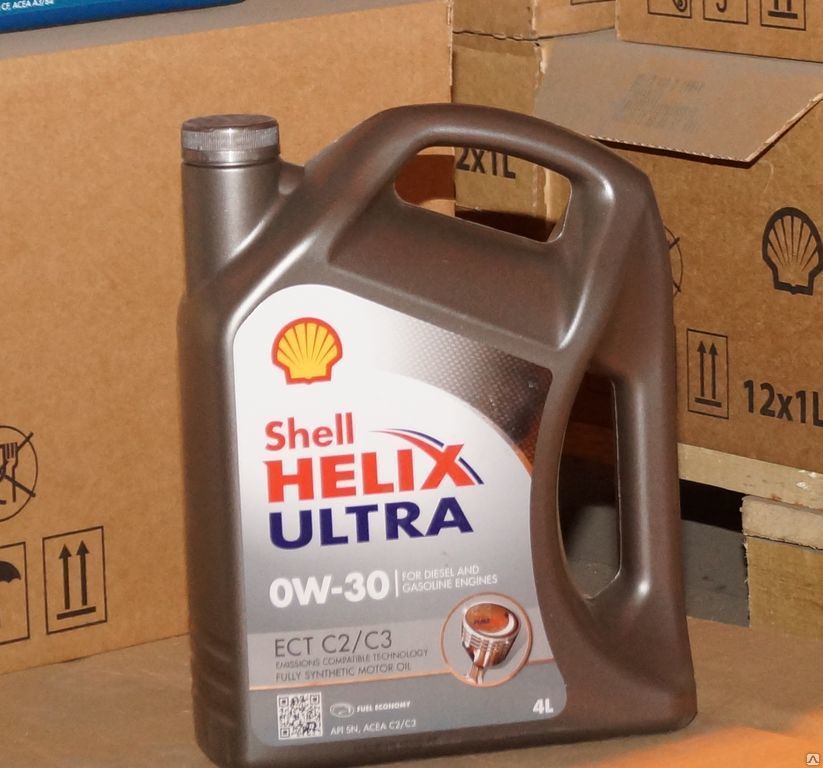 Масло моторное Shell Helix Ultra ECT С2/С3 0w30 4л