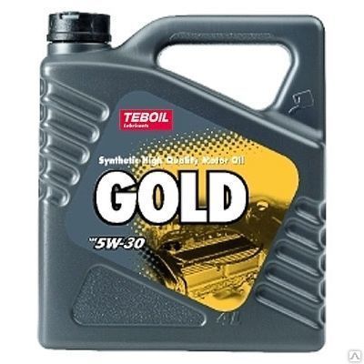 Моторное масло TEBOIL Gold SAE 5w30 полусинтетическое 4л