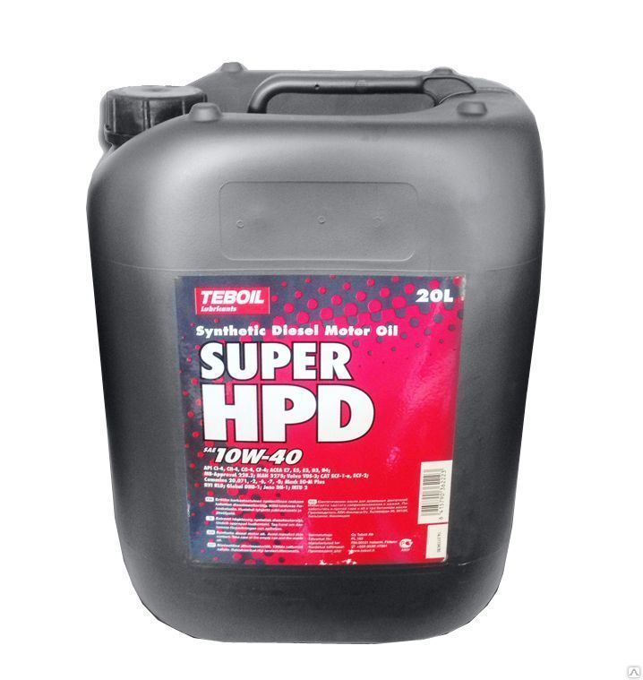 Моторное масло TEBOIL Super HPD SAE 5w40 20л