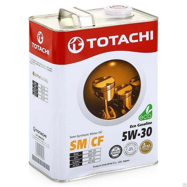Моторное масло TOTACHI NIRO LV SN/CF Semi-Synthetic 5W-30 4л/3,4 кг