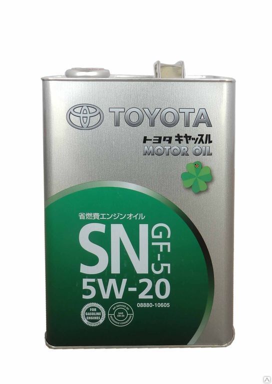 Моторное масло TOYOTA 5W20 SN 08880-10605 (Япония) 4л
