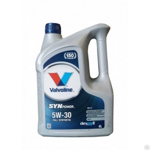 Моторное масло VALVOLINE SYNPOWER SAE 5W30 4л