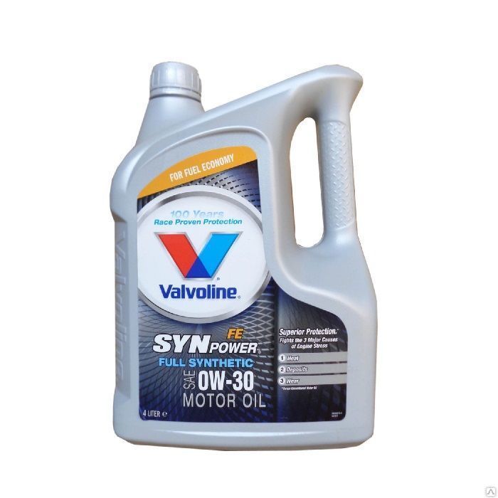 Моторное масло VALVOLINE SYNPOWER FE SAE 0W30 4л
