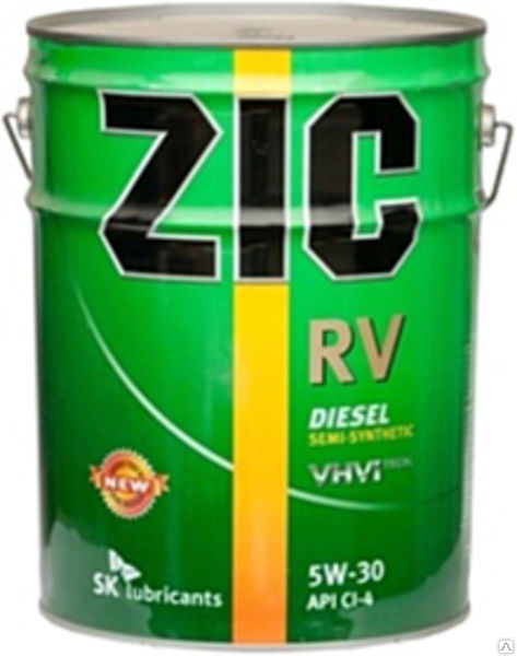 Моторное масло ZIC RV 5w30 CI-4 пс 20л