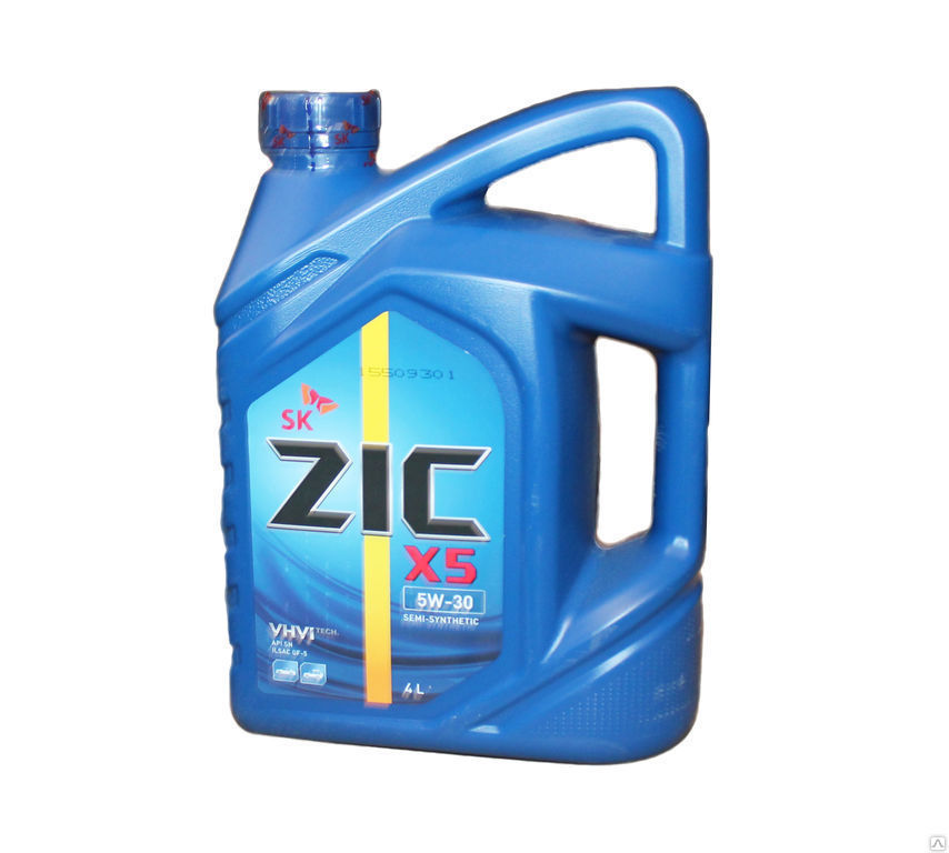 Моторное масло ZIC X5 5w30 SN/CF 4л