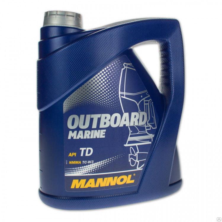 Масло моторное полусинтетическое для лодок MANNOL Outboard Marine TC-W 3 4л