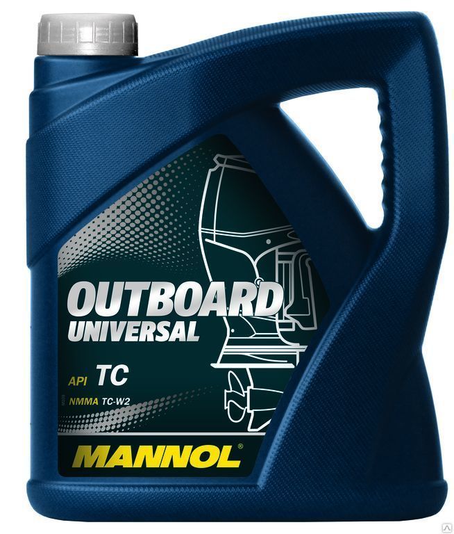 Моторное масло MANNOL Outboard Universal мин. для лодок TC-W 2 4л