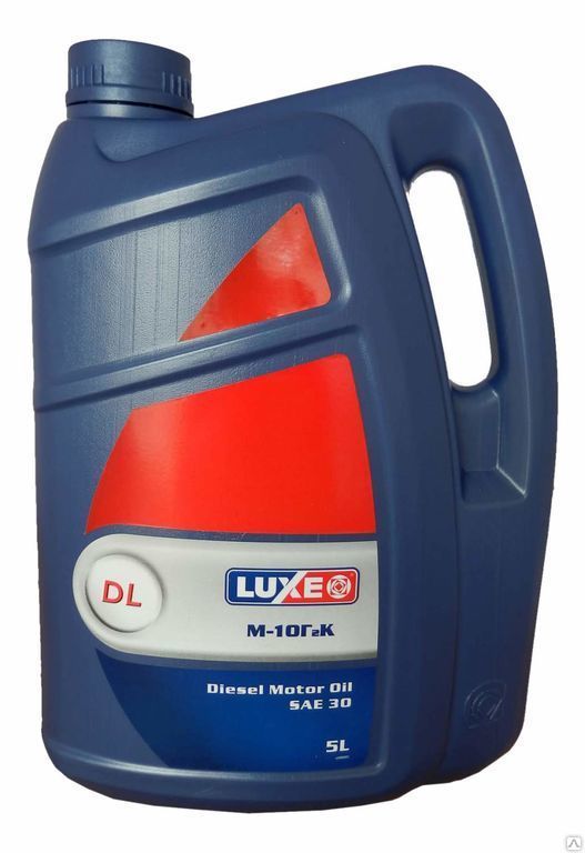 Моторное масло для дизелей LUXE DL М10Г2К минеральное 5л