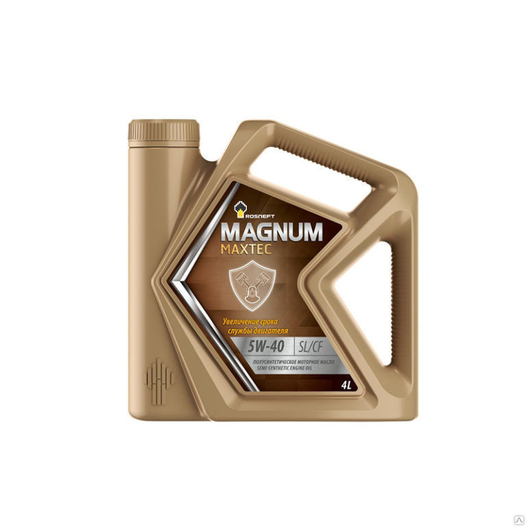 Моторное масло Роснефть Magnum Maxtec 5W-40 SL/CF канистра 4л