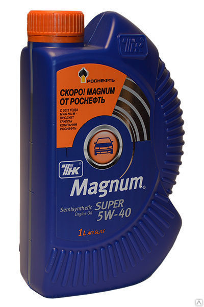 Масло моторное ТНК Magnum Super 5w40 полусинтетическое 1л