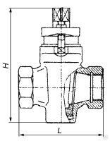 Кран пробковый проходной муфтовый сальниковый Ду 80 мм, 12 кг