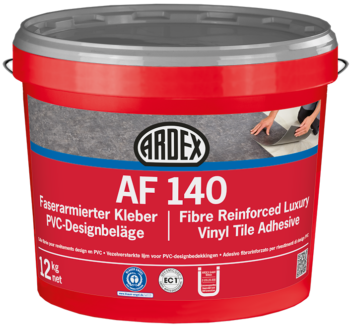 Ardex AF 140 Армированный микроволокном клей для ПВХ плитки 12 кг
