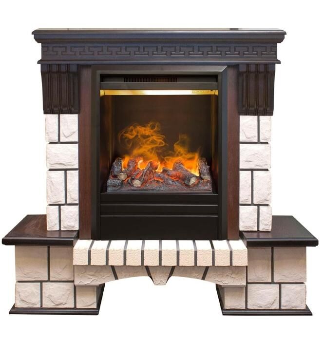 Real-Flame Stone new STD/EUG с очагом 3D Olympic тление натуральных бревен каминный комплект для дома