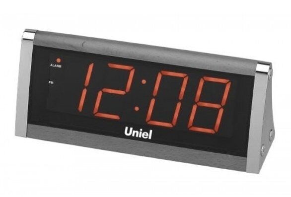 Uniel UTL-12RBr российские настольные часы с подсветкой