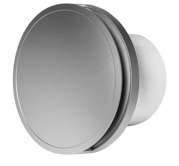 Europlast EAT125TS с таймером (серебряный) вытяжка для ванной диаметр 125 мм