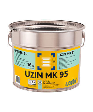 Полиуретановый клей для паркета Uzin MK 95 16 кг Смтл