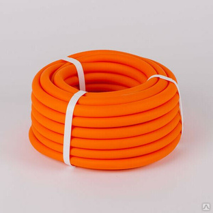 Шланг силиконовый цветной AquaPlus Color, Апельсин, 20м. 