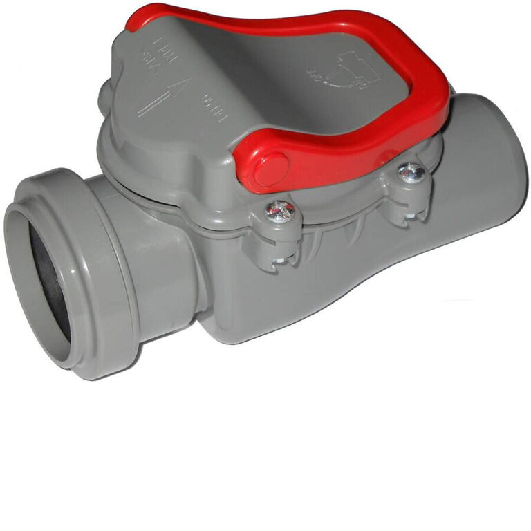 Клапан обратный для внутренней канализации 50 мм