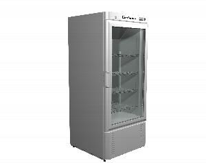 Шкаф холодильный со стеклом Carboma R560С Ral9006