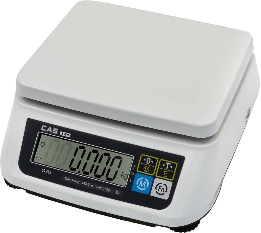 Весы электронные порционные Cas Swn-3 Rs-232