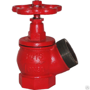 Клапан (вентиль) угловой пожарный Ду 50 мм, 4,2 кг 