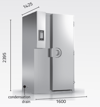 Шкаф шоковой заморозки Irinox Mf 100.2 Rr Sx/К-Т для низких температур+разобр.