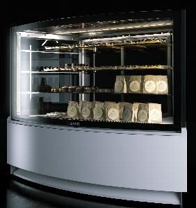 Витрина холодильная кондитерская Limicola угол внешний 45 б/б