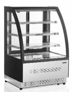 Витрина холодильная кондитерская Tefcold Lpd900C/Black черная/нерж