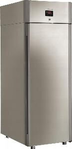 Шкаф холодильный с глухой дверью Polair Cm107-Gm нержавеющий