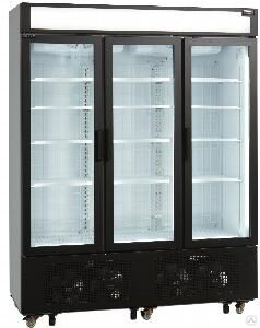 Шкаф холодильный со стеклом Tefcold Fsc1600H трехдверный 