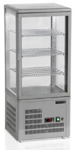 Витрина холодильная настольная кондитерская Tefcold Upd80 Grey серая
