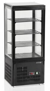 Витрина холодильная настольная кондитерская Tefcold Upd80 Black черная