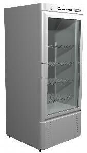 Шкаф холодильный со стеклом Carboma V700 с Ral9006