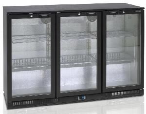 Шкаф холодильный со стеклом Tefcold Ba30H барный черный