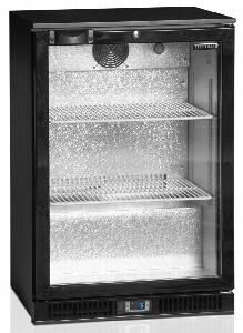 Шкаф холодильный со стеклом Tefcold Db125H барный черный