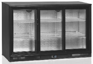 Шкаф холодильный со стеклом Tefcold Db300S-3 барный черный