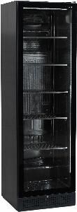 Шкаф холодильный со стеклом Tefcold Scu1425 Frameless дверь без рамы, черный