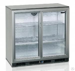 Шкаф холодильный со стеклом Tefcold Ba25S S/A барный нержавеющий 