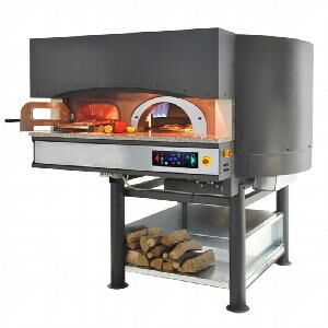 Печь для пиццы Morello Forni ротационная на дровах/электрика Mre110 Bbq
