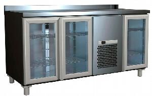 Стол холодильный T70 M3-1-G 9006-2 серый (3Gng/Nt полюс) борт