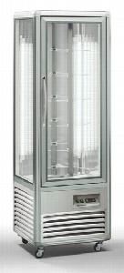 Шкаф кондитерский холодильный Tecfrigo Snelle 351R Cioccolato серебро