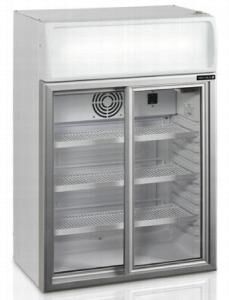 Шкаф холодильный со стеклом Tefcold Fsc100 с креплением к стене