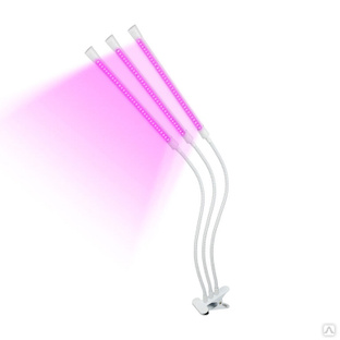 Светильник для растений светодиодный с таймером. Спектр для фотосинтеза. TM Uniel ULT-P33-18W/SPLE/TM/60 IP40 WHITE TRIP 