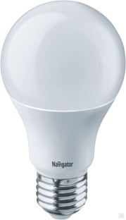 NAVIGATOR Лампа светодиодная 94 387 NLL-A60-10-230-2.7K-E27 10Вт грушевидная 2700К тепл. бел. E27 750лм 170-260В Navigat 