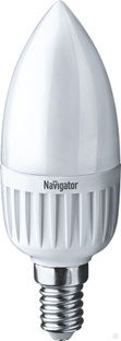 NAVIGATOR Лампа светодиодная 94 480 NLL-P-C37-5-230-2.7K-E14-FR 5Вт свеча 2700К тепл. бел. E14 330лм 220-240В Navigator 