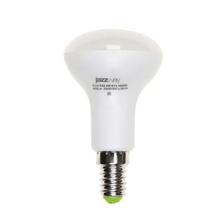 JazzWay Лампа светодиодная PLED-Eco-R50 5Вт 4000К нейтр. бел. E14 400лм 220-240В JazzWay 1037046A