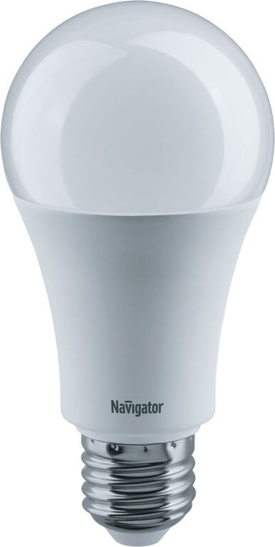 NAVIGATOR Лампа светодиодная 61 239 NLL-A70/A60-15-230-6.5K-E27 15Вт грушевидная матовая 6500К холод. бел. E27 1275лм 22