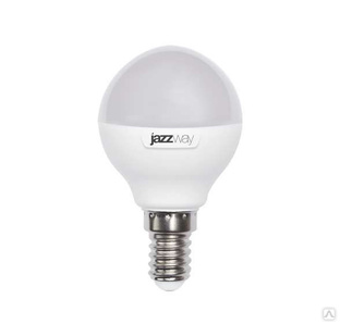 JazzWay Лампа светодиодная PLED-SP 9Вт G45 шар 5000К холод. бел. E14 820лм 230В JazzWay 2859600A 