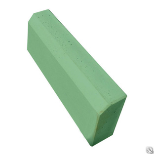 Камень бордюрный 500х210х40 цвет зелёный 