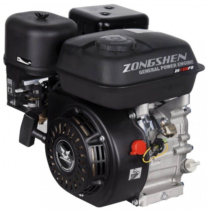 Двигатель ZONGSHEN ZS168FBE (4T 6.5лс. 196куб.см. D=20мм. эл.ст.)